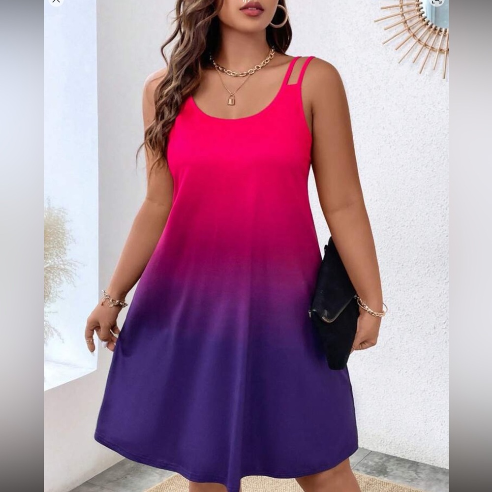 Ombre summer dress